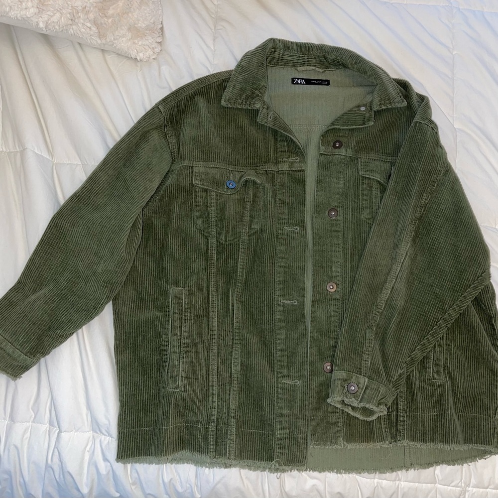 - Zara Corduroy Overshirt